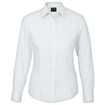 Basic Poly Cotton Blouse Long Sleeve Ladies