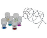 Spiral Stand & Shot Glasses