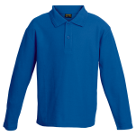 175g Pique Knit Long Sleeve Golfer Kiddies