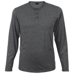 145g Henley Long Sleeve T-Shirt Mens