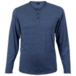 145g Henley Long Sleeve T-Shirt Mens