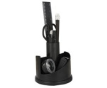 Rotating Desk Organiser with Stationery
