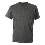 Henley Short Sleeve T-Shirt Mens