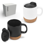 Serendipio Sienna Cork & Ceramic Coffee Mug - 340ml