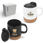 Serendipio Sienna Cork & Ceramic Coffee Mug - 340ml