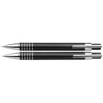 Lacquered Barrel Matching Ballpoint Pen and Clutch Pencil Set