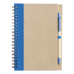 Recycled Spiral Notebook and Pen
