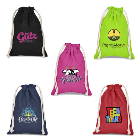 Allsorts Mini Cotton Drawstring Pouch