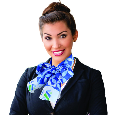 Corporate Scarf Ponjee 220mm x 1560mm