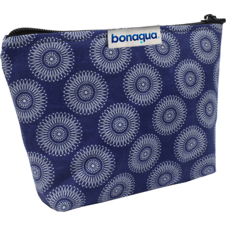 Shweshwe Amaya Cosmetic Bag with fc tag