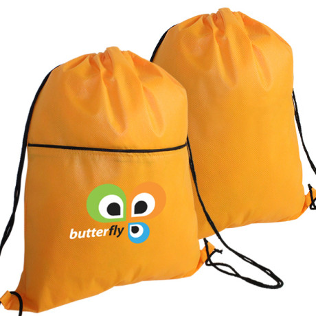 Onda Drawstring Bag with piping + 1 Col