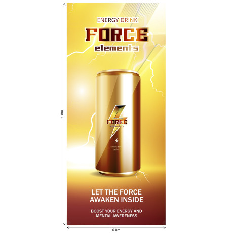 Champion X-Banner Fabric Skin 80cm x 180cm (Excludes Hardware)