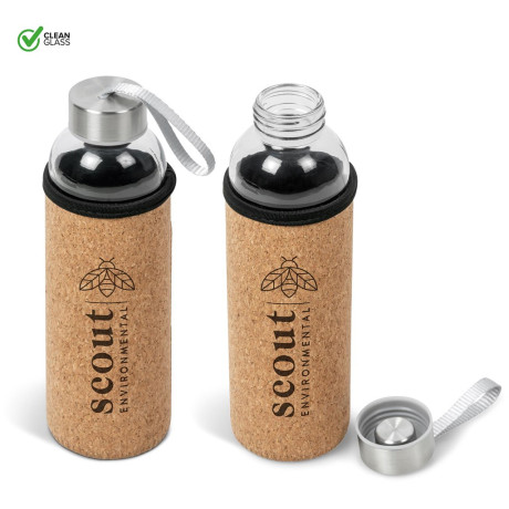 Kooshty Kork Glass Water Bottle - 500ml