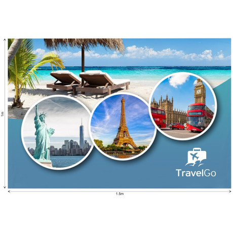 Ovation Sublimated Gazebo 1.5m X 1.5m - Half-Wall (Excludes Hardware)