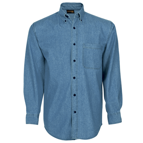 Denim Shirt Long Sleeve Mens