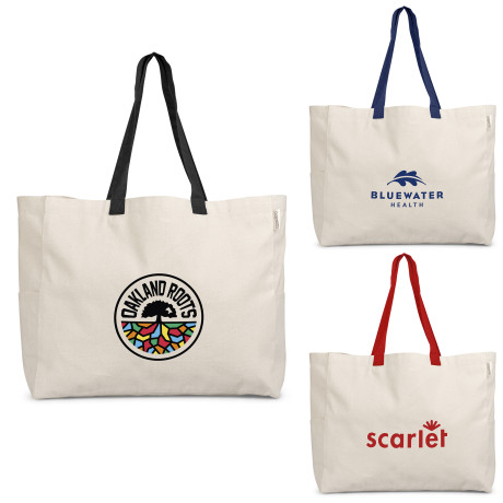 Kooshty Barbados Large Cotton Beach Bag