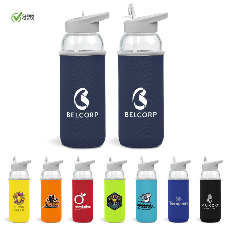 Kooshty Sipper Neo Glass Water Bottle – 850ml