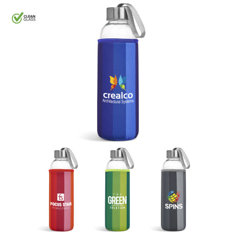 Kooshty Quirky Glass Water Bottle - 500ml