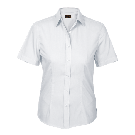 Basic Poly Cotton Blouse Short Sleeve Ladies
