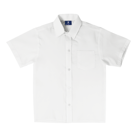 Unisex Short Sleeve School Shirt