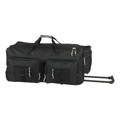 Dual Front Pocket Rolling Travel Duffel
