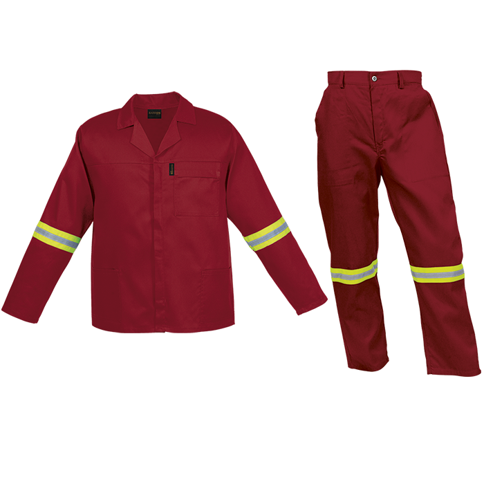 Barron Budget Poly Cotton Conti Suit with Reflective