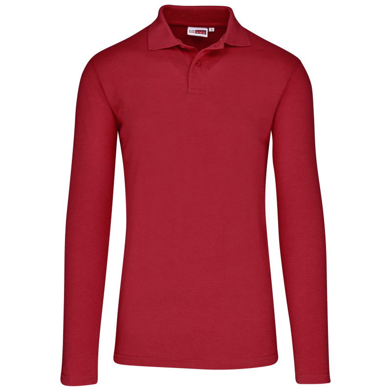 Mens Long Sleeve Elemental Golf Shirt