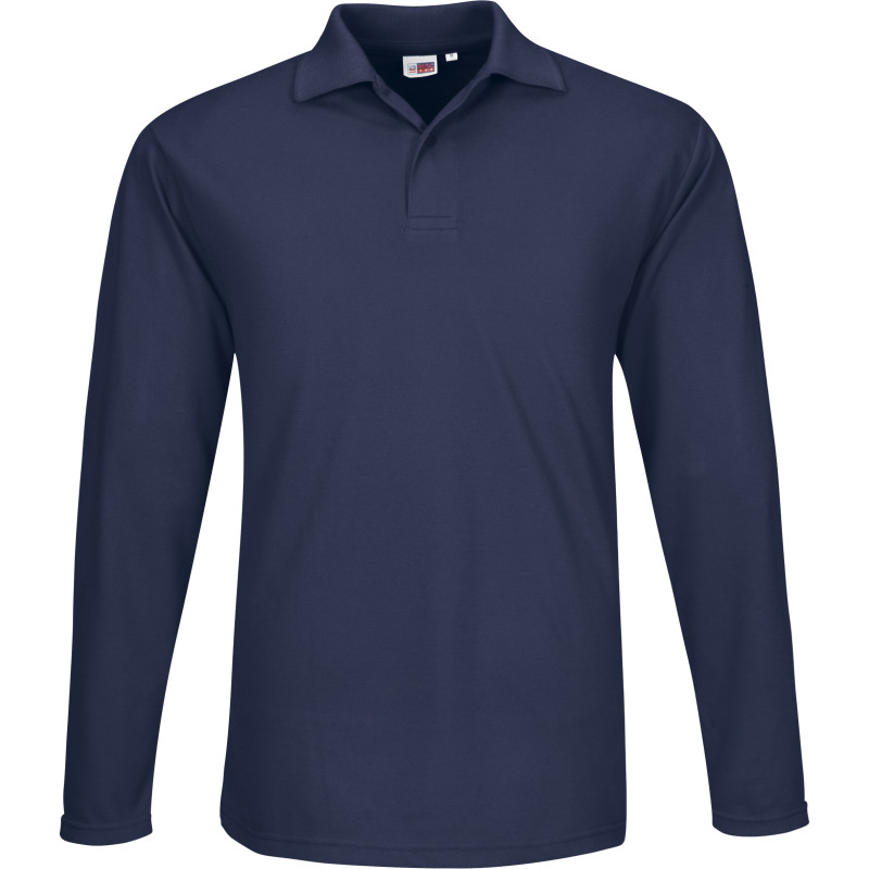 Mens Long Sleeve Elemental Golf Shirt