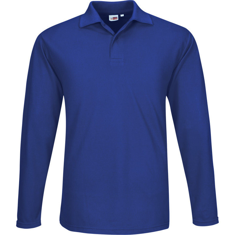 Mens Long Sleeve Elemental Golf Shirt