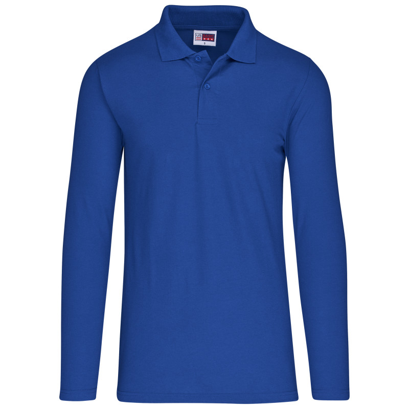 Mens Long Sleeve Elemental Golf Shirt