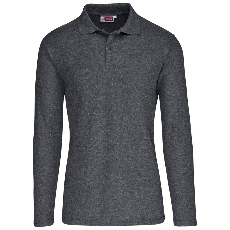 Mens Long Sleeve Elemental Golf Shirt