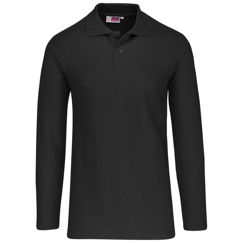 Mens Long Sleeve Elemental Golf Shirt