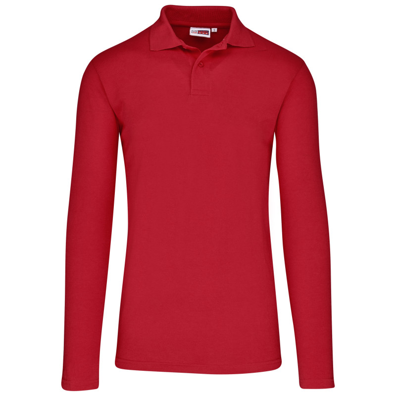 Mens Long Sleeve Elemental Golf Shirt