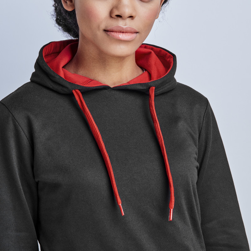 Ladies Solo Hooded Sweater