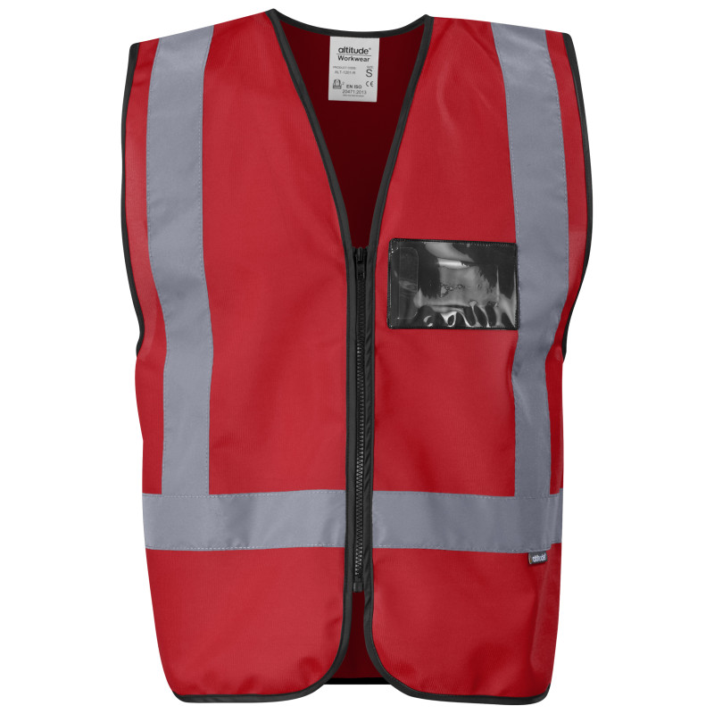 Direction En4 Hi-Viz Reflective Full Zip Vest