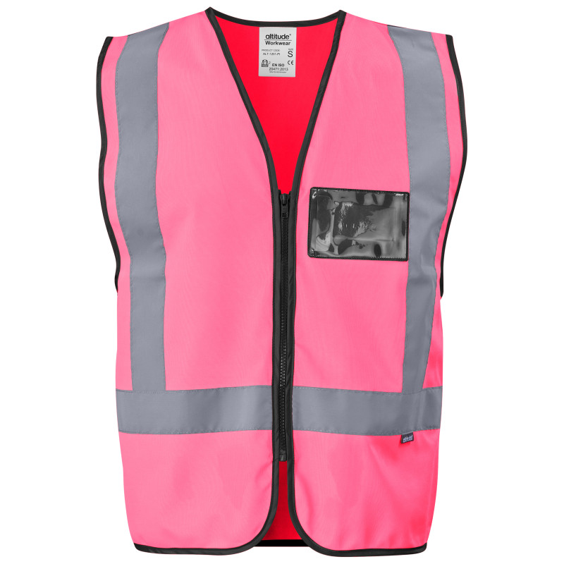 Direction En4 Hi-Viz Reflective Full Zip Vest