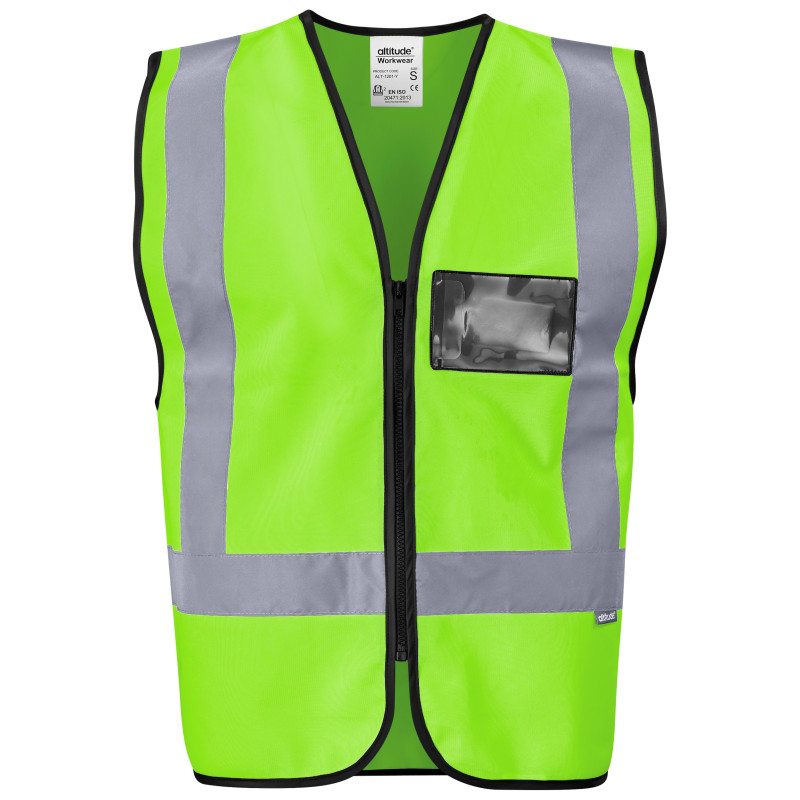 Direction En4 Hi-Viz Reflective Full Zip Vest