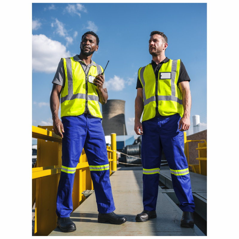 Direction En4 Hi-Viz Reflective Full Zip Vest