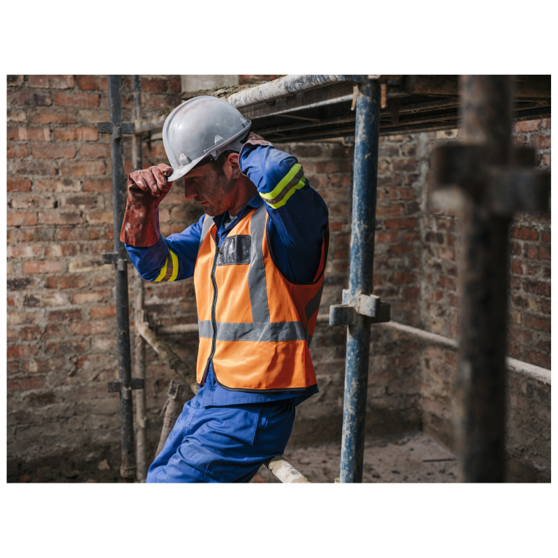 Direction En4 Hi-Viz Reflective Full Zip Vest