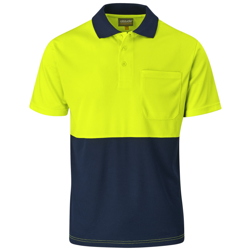 Inspector Two-Tone Hi-Viz Golf Shirt