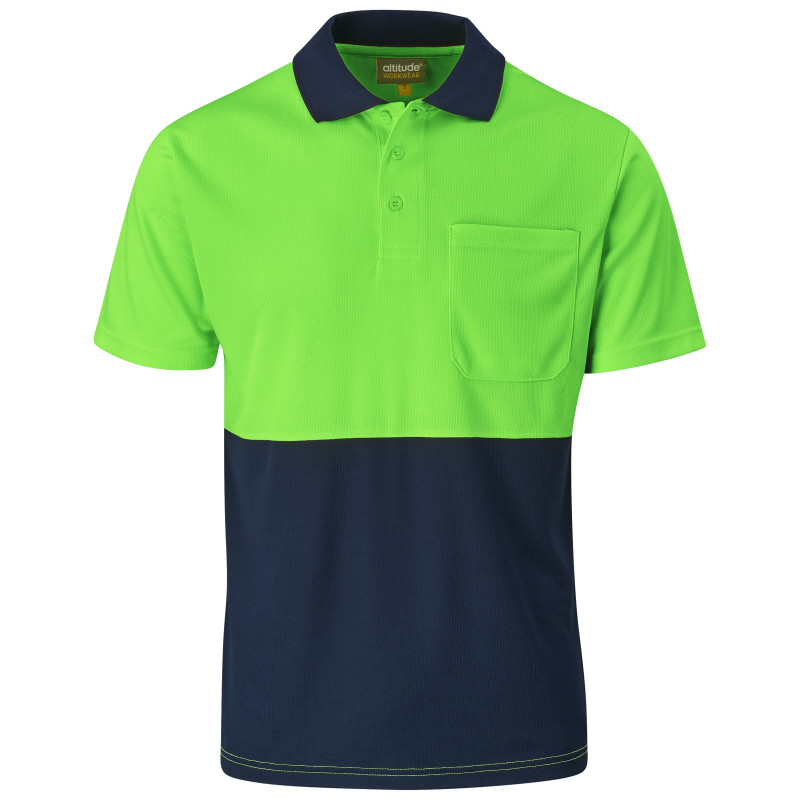 Inspector Two-Tone Hi-Viz Golf Shirt