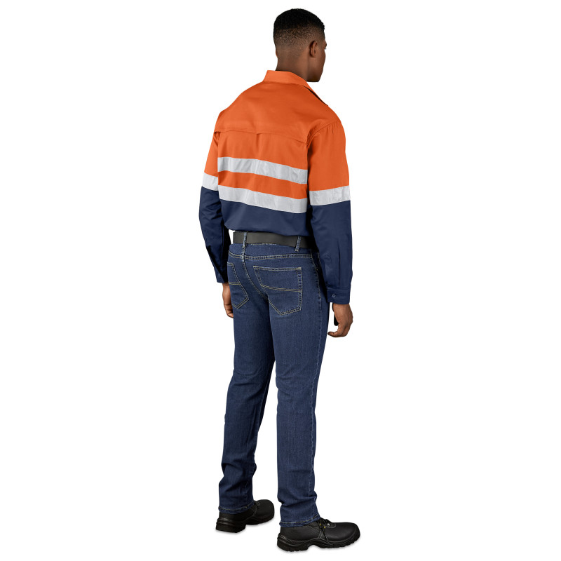 Access Vented Two-Tone Reflective Work Shirt