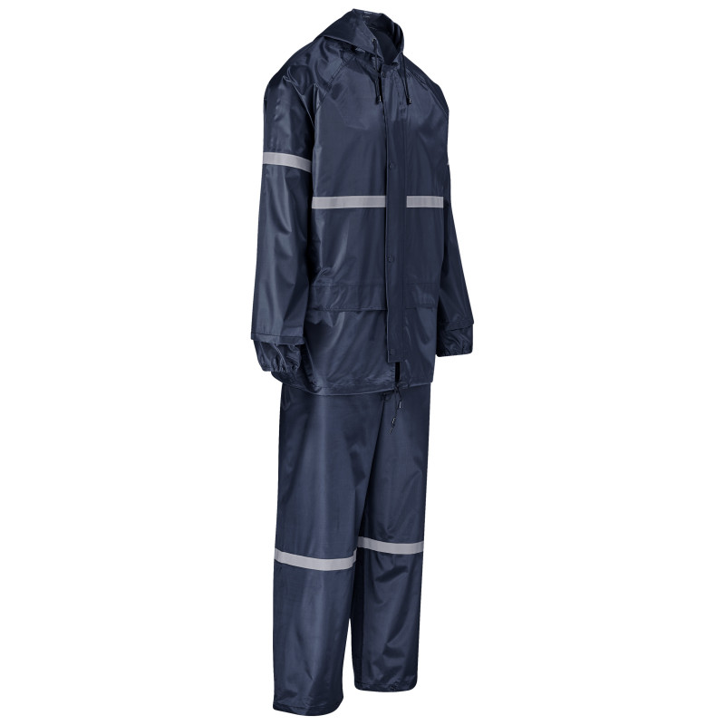 Outdoor Hi-Viz Reflective Polyester/PVC Rainsuit