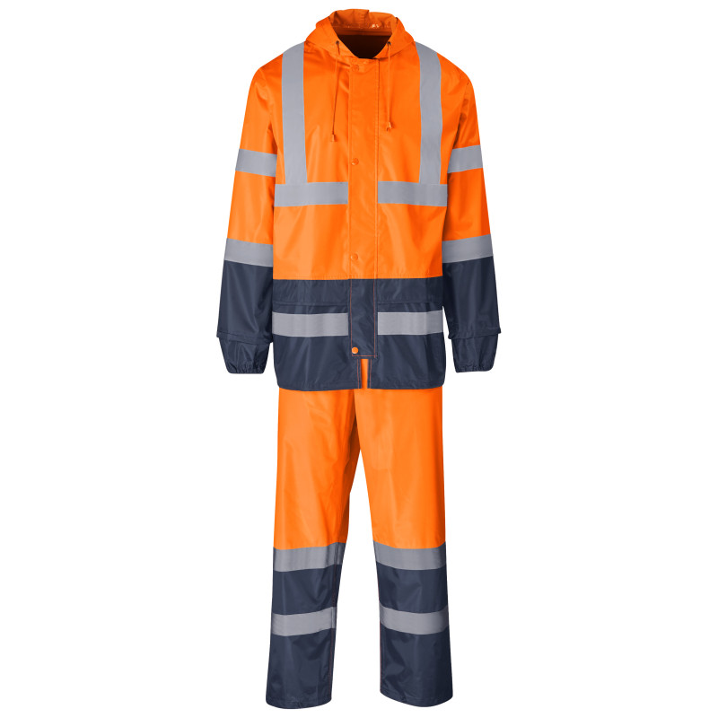 Torrent Two-Tone Hi-Viz Ref Polyester/PVC Rainsuit