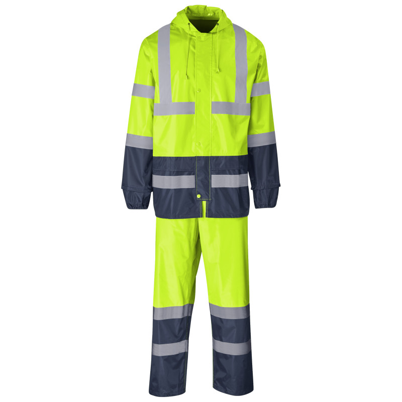 Torrent Two-Tone Hi-Viz Ref Polyester/PVC Rainsuit