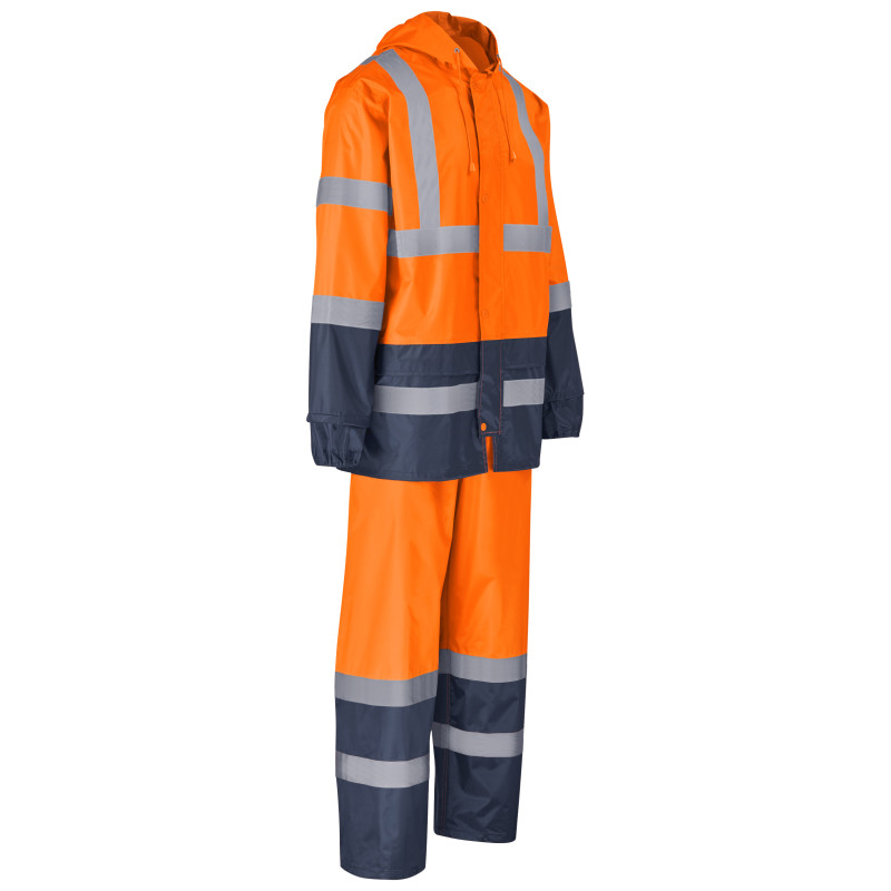 Torrent Two-Tone Hi-Viz Ref Polyester/PVC Rainsuit
