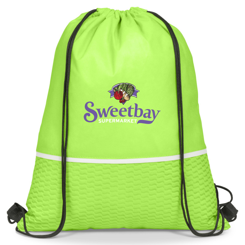 Brighton Non-Woven Drawstring Bag