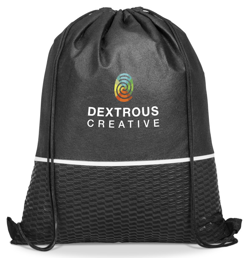 Brighton Non-Woven Drawstring Bag