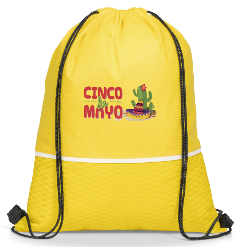 Brighton Non-Woven Drawstring Bag