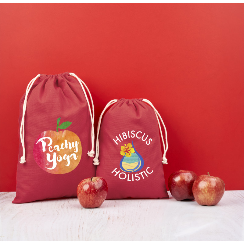 Allsorts Midi Cotton Drawstring Pouch